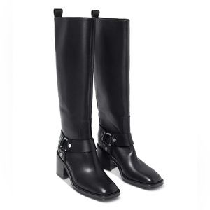 Loeffler Randall Knee High Moto Boots